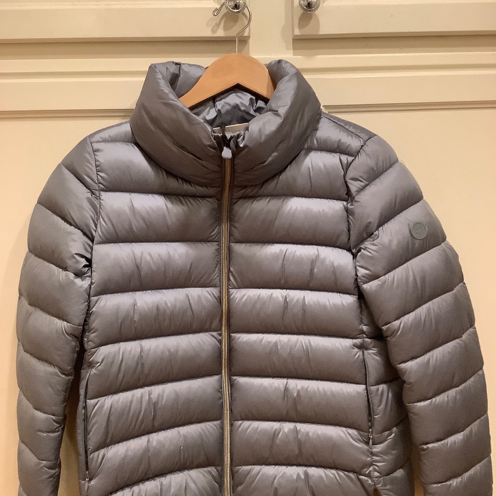 Save The Duck Puffer Jacket, New With Tags, size Medium in Blue Fog